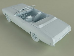 chevrolet chevelle convertible 3D Model