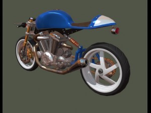 concept motorcycle 3D Model