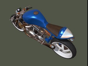 concept motorcycle 3D Model