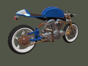 concept motorcycle 3D Model