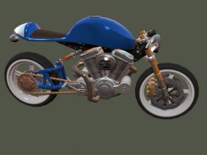concept motorcycle 3D Model