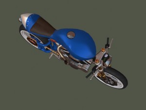 concept motorcycle 3D Model