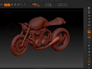 concept motorcycle 3D Model
