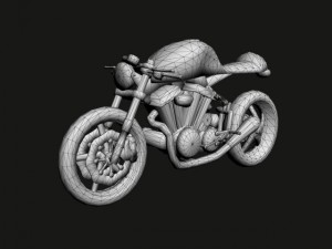 concept motorcycle 3D Model