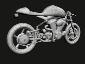 concept motorcycle 3D Model