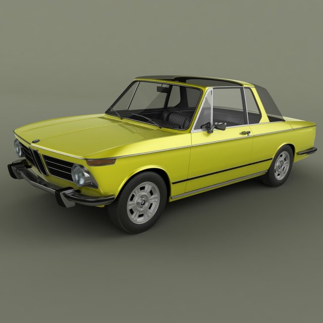 bmw 2002 targa 3D 模型 .c4d .max .obj .3ds .fbx .stl .blend