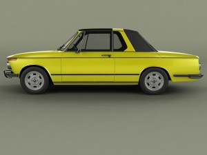 bmw 2002 targa 3D 模型