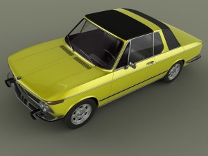 bmw 2002 targa 3D 模型