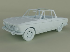 bmw 2002 targa 3D 模型