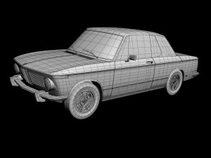 bmw 2002 targa 3D 模型