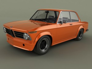 bmw 2002 turbo 3D Model