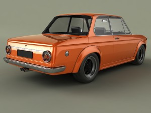 bmw 2002 turbo 3D Model