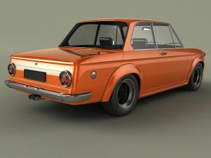 bmw 2002 turbo 3D Model