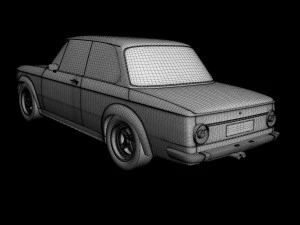 bmw 2002 turbo 3D Model