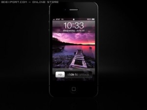 apple iphone 4g maya Modello 3D