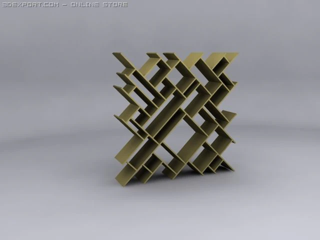 shelf 3D Model .c4d .max .obj .3ds .fbx .stl .blend 