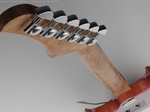 electric guitar washburn 3D 模型