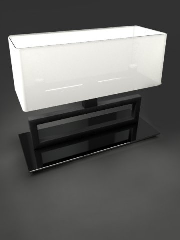 rectangular lamp 3D Модель .c4d .max .obj .3ds .fbx .stl .blend 