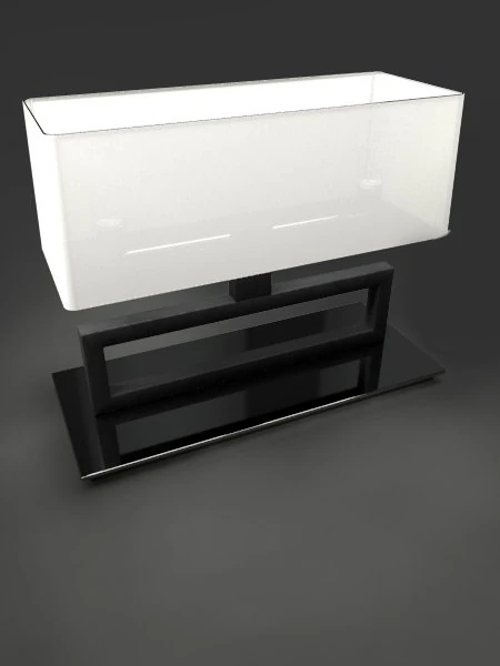 角型ランプ 3Dモデル .c4d .max .obj .3ds .fbx .stl .blend 