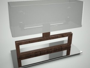 rectangular lamp 3D Модель