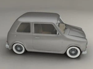 小型車 3Dモデル