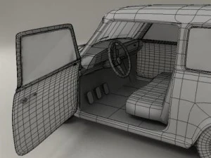 小型車 3Dモデル