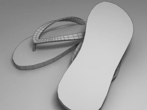 sandals Model 3D