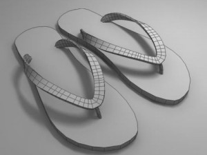 sandals Model 3D