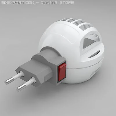electric insect repellent 3D Model .c4d .max .obj .3ds .fbx .stl .blend 