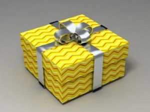 gift box 02 3Dモデル