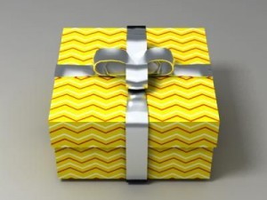 gift box 02 Modello 3D