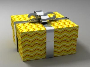 gift box 02 Modello 3D