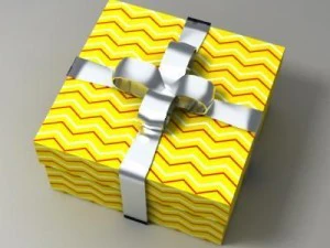gift box 02 3D Model