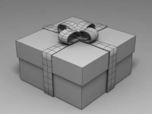 gift box 02 Modello 3D