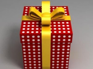 gift box 3D-Modell