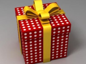 gift box 3D-Modell