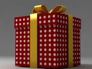 gift box 3D-Modell