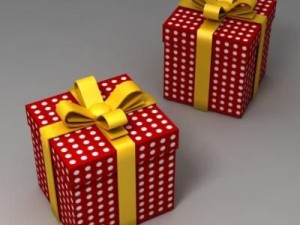 gift box 3D-Modell