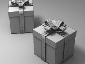 gift box 3D-Modell