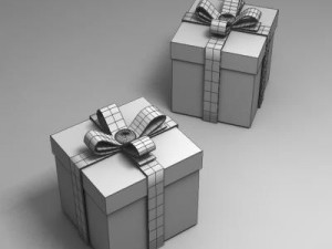 gift box 3D-Modell