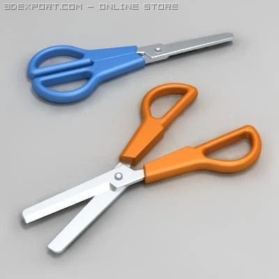 small scissors max 3D Model .c4d .max .obj .3ds .fbx .stl .blend