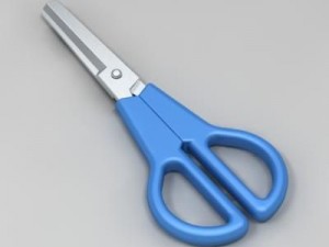 small scissors max 3D मॉडल