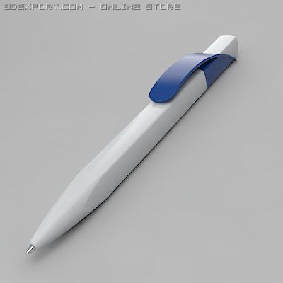 pen 3D Model .c4d .max .obj .3ds .fbx .stl .blend 