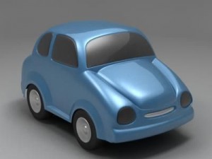 toon car Modèle 3D