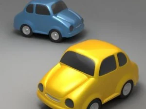 toon car 3D Model