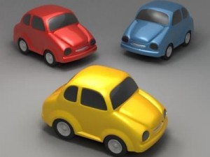 toon car 3D Модель