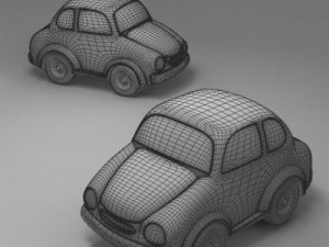 toon car 3D Модель