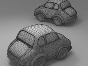 toon car 3D Model