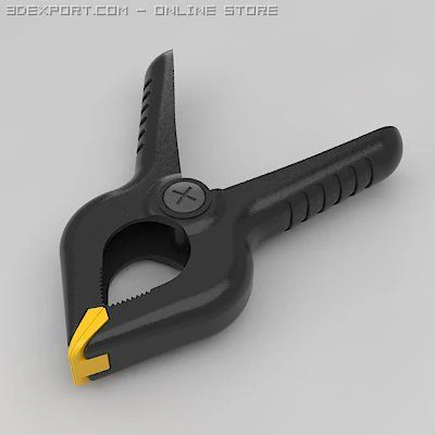 clamp tool 3D Model .c4d .max .obj .3ds .fbx .stl .blend