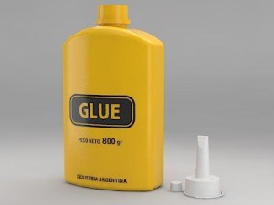 glue bottle Modèle 3D